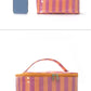 Candy Stripe PVC Cosmetic Bag