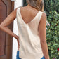 Deep V Neck Loose Tank Top