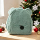 Personalized Teddy Bear Ears Sherpa Backpack