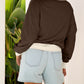 Flower Patch Drop Shoulder Casual Top