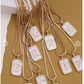 English Letter Pendant Necklace