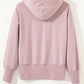 Side Slits Drop Shoulder Loose Fit Hoodie
