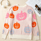 Halloween Cute Pumpkin Pattern Sweater