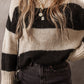 Colorblock Loose Pullover Sweater