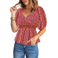 Puff Sleeve Smocked Top