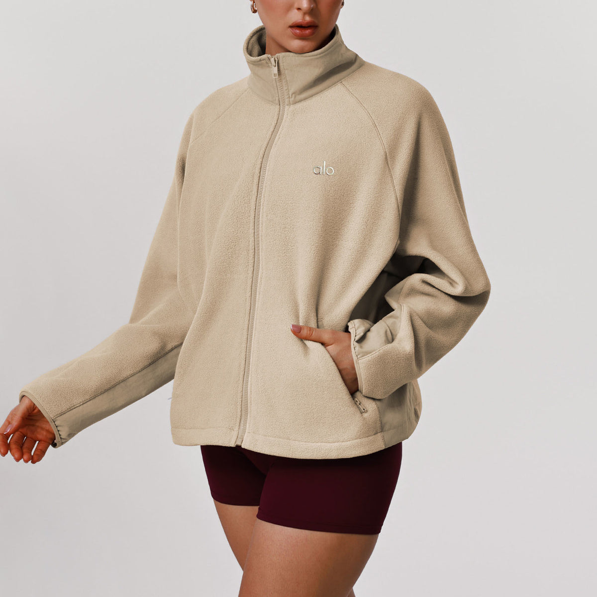 Cozy Fleece Full Zip Up Jacket
