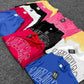 Solid-color Mock-neck Set