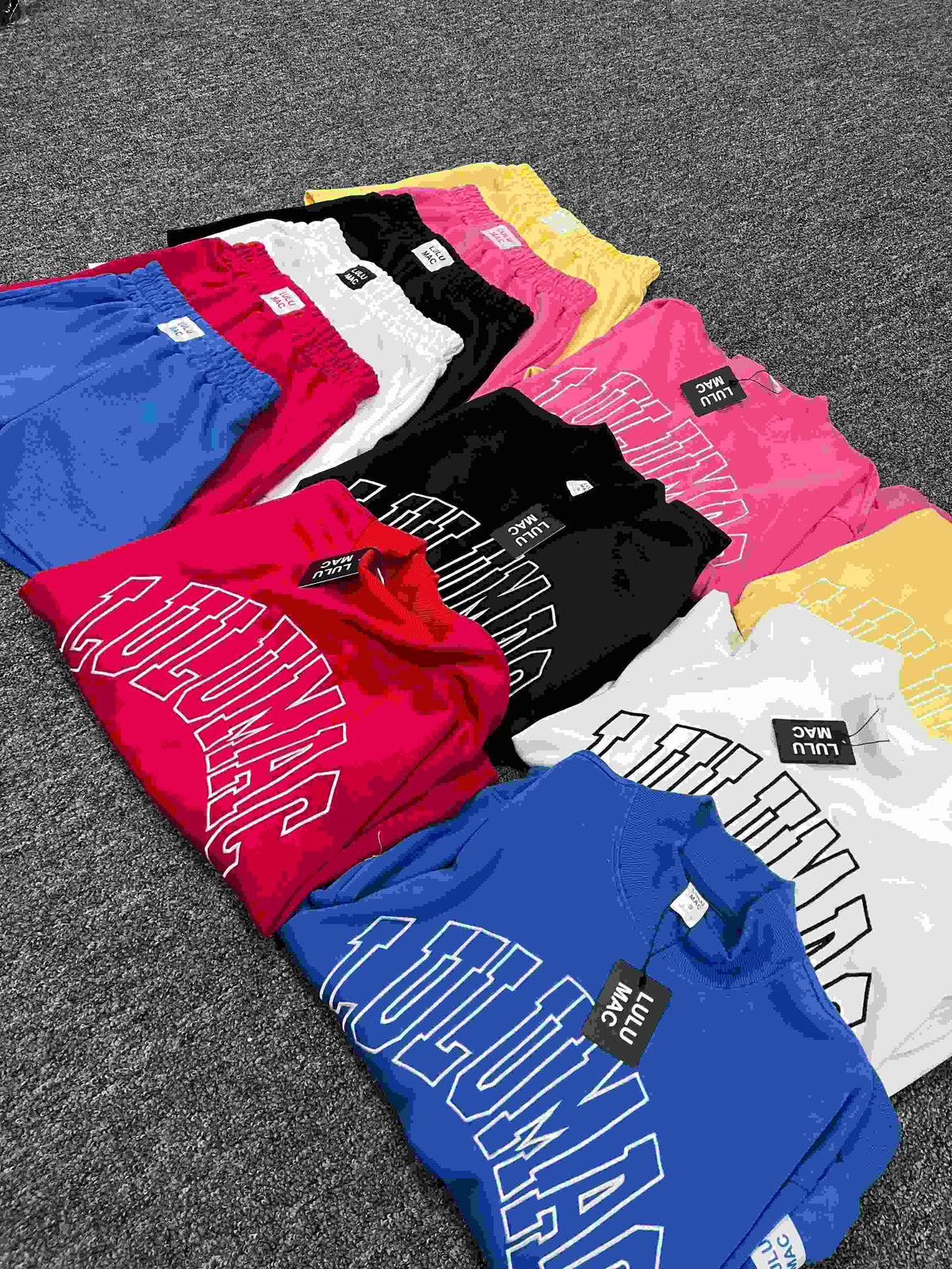 Solid-color Mock-neck Set