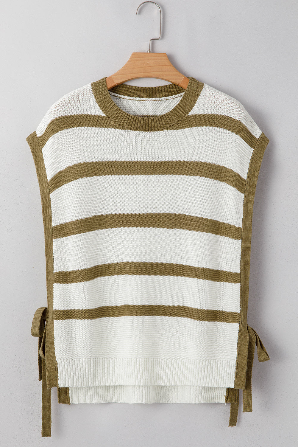 Tie Open Side Sweater Knitted Top