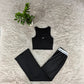 A-Tank top + wide-leg trousers(Q6390)