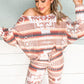 Aztec Long Sleeve Top Pants Lounge Outfit