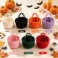 Custom Personalized LED Woven Rope Halloween Basket