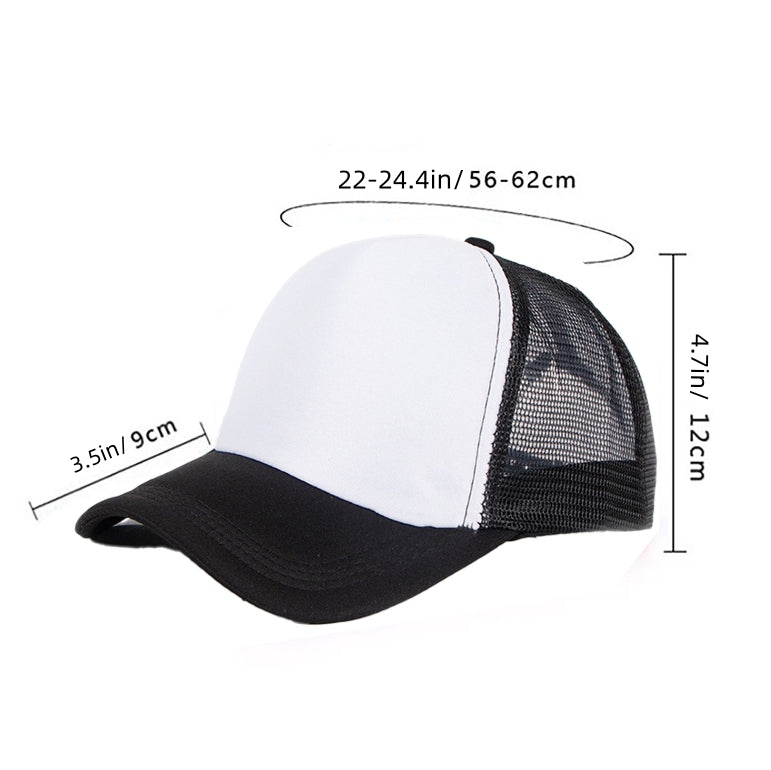 Custom Mesh-Back Baseball Caps-UV Print