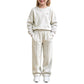 Kid's Athletic Sweatshirt & Jogger Pants 2-Piece Set