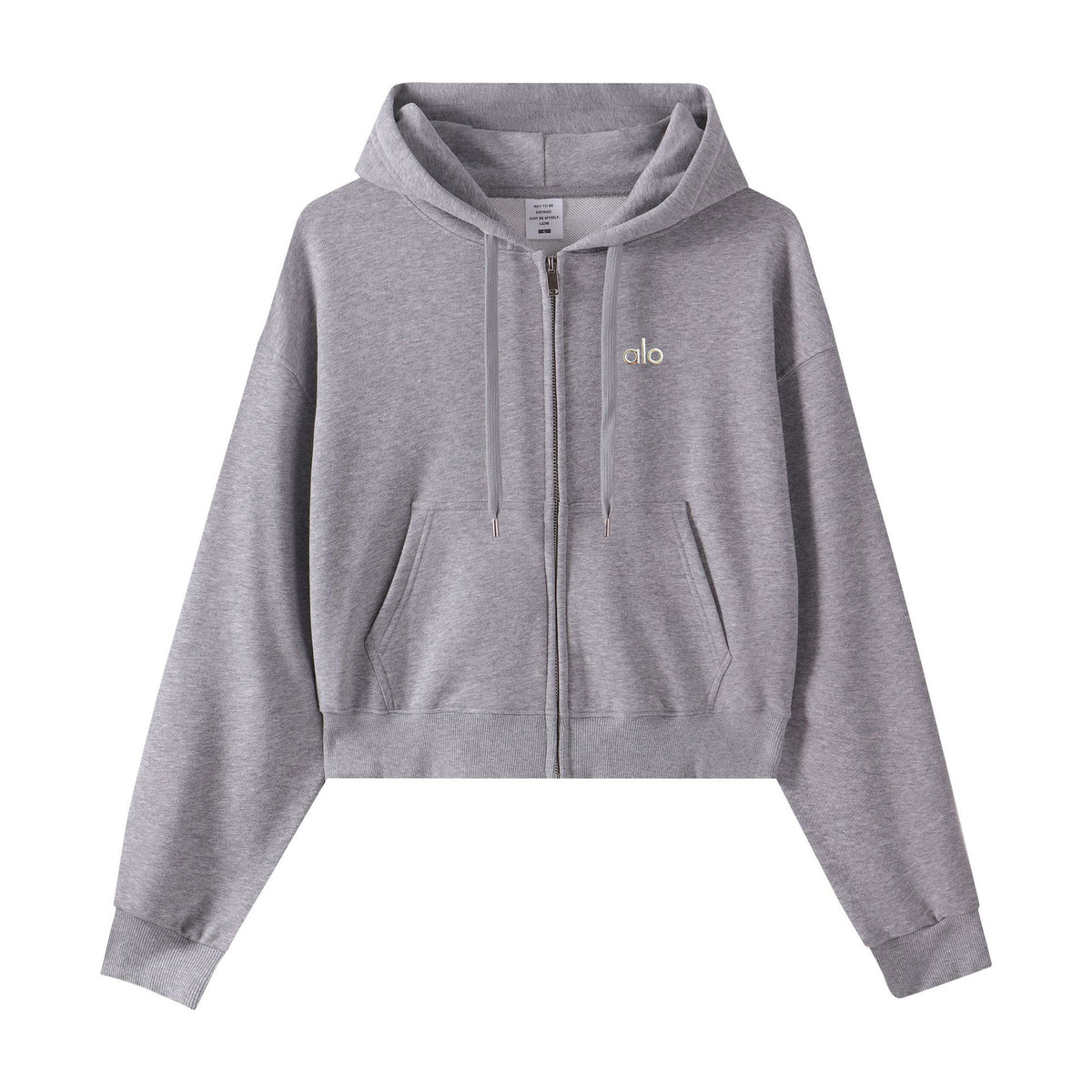 Yoga Full-Zip Cropped Hoodie
