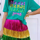 Sequin Mardi Gras T Shirt