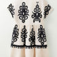 Vintage Print V Neck High Waist Short Sleeve Dress