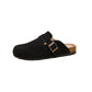 Classic Suede Cork Mules