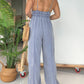 Adjustable Straps V-neck Jumpsuit