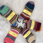 5 Pairs Nordic Snowflakes Pattern Socks Set (JG002)