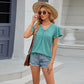 V-neck Loose Short-sleeved T-shirt