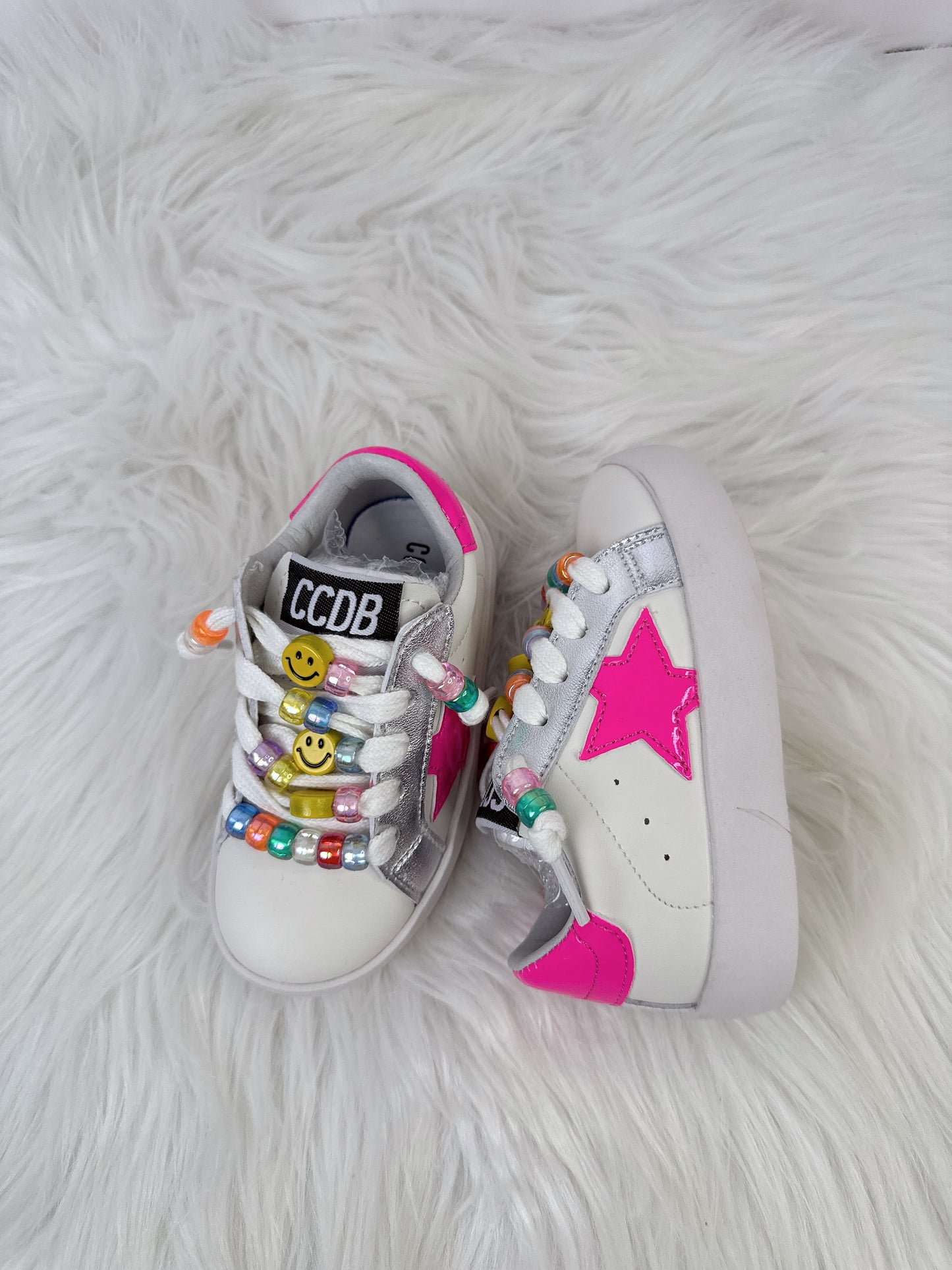 Kids' Star Beaded Sneakers