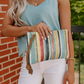 Personalized Simple Print Clutch Bag