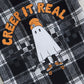 Halloween Plaid Hood Shirt