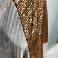 Leopard Sequin Patchwork Bell Sleeve Tunic Top