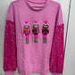 Nutcracker Sequin Patchwork Sweatshirt