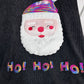 Sequined Santa Claus Corded Sweatshirt