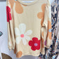 Flower Print Bracelet Sleeve Top