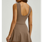 Sporty Backless Tennis Outfit