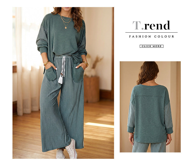 Stripe Lounge Set