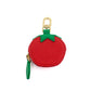 Fruit-Shaped Mini Coin Purse Keychain - Portable PU Leather Wallet & Bag Charm