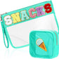 2 Pieces Set Flat Clear Pouch PVC Toiletry Storage Bag (MOQ 5)