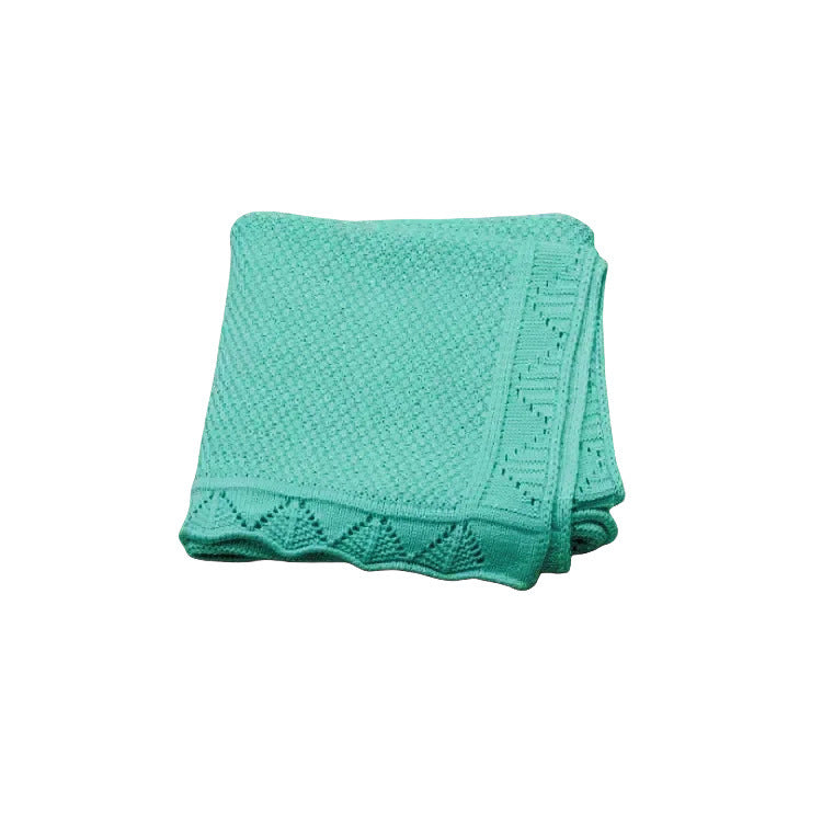 Embroidered Logo Blanket Knitted Swaddle/Wrap for Boys & Girls
