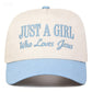Just A Girl Who Loves Jesus Trucker Hat
