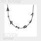 Customized December Birthstone Clavicle Necklace