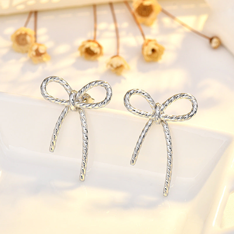 Twisted Bow Earrings