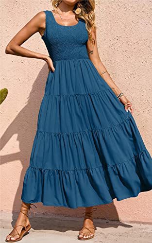 Solid Color Pleated Dress