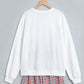 Red Plaid MERRY Holiday Long Sleeve Top and Shorts Set