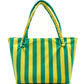 Terry Cloth Beach Tote Bag Large Toweling Handbag for Summer Vacation
