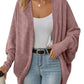 Knitted Batwing Sleeve Cardigan