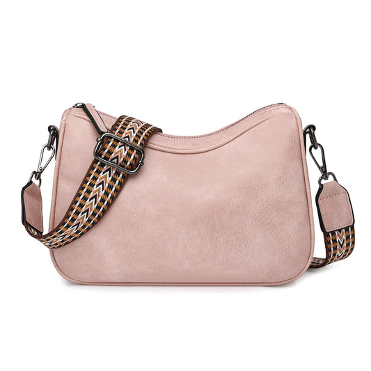 Solid Color Fashionable Pillow Crossbody Bag