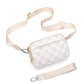 Nylon Double Compartment Crossbody and Wristlet