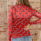 Rugby Game Day Sheer Mesh Long Sleeve Top