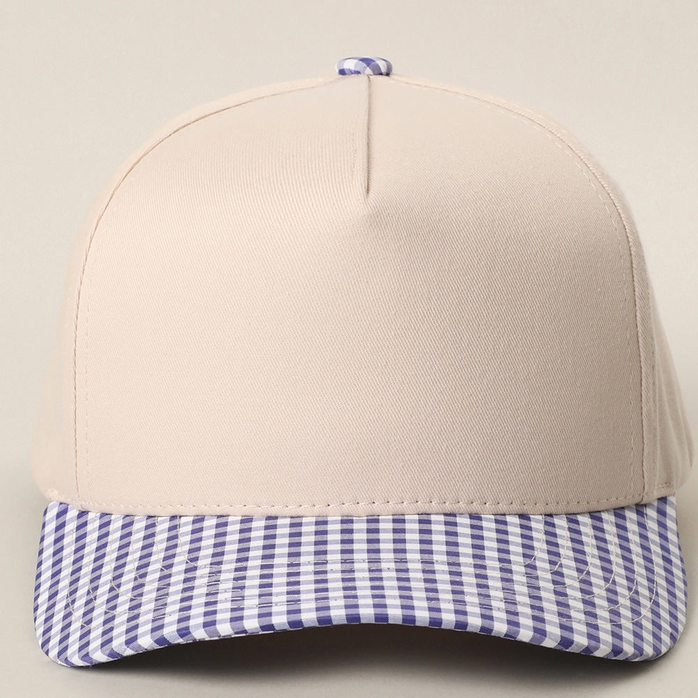 Plaid Baseball Cap
