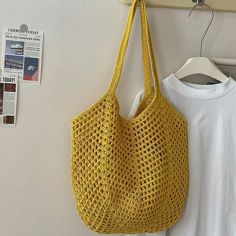 Custom Woven Tote Beach Bag