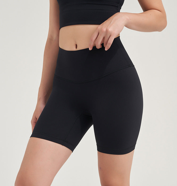 High Waisted Seamless Yoga Shorts